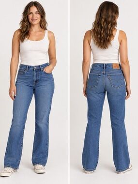 Levi’s 518 Superlow Bootcut Jeans Size 8 M Y2K Low Rise Blue Denim